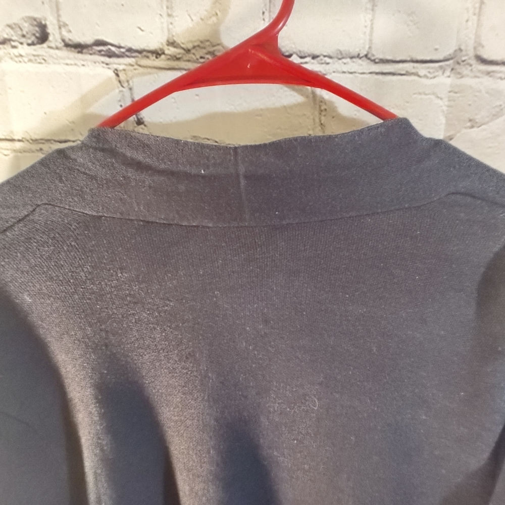 Eileen Fisher 3X Blue Open Sweater Cardigan - Picture 3 of 12